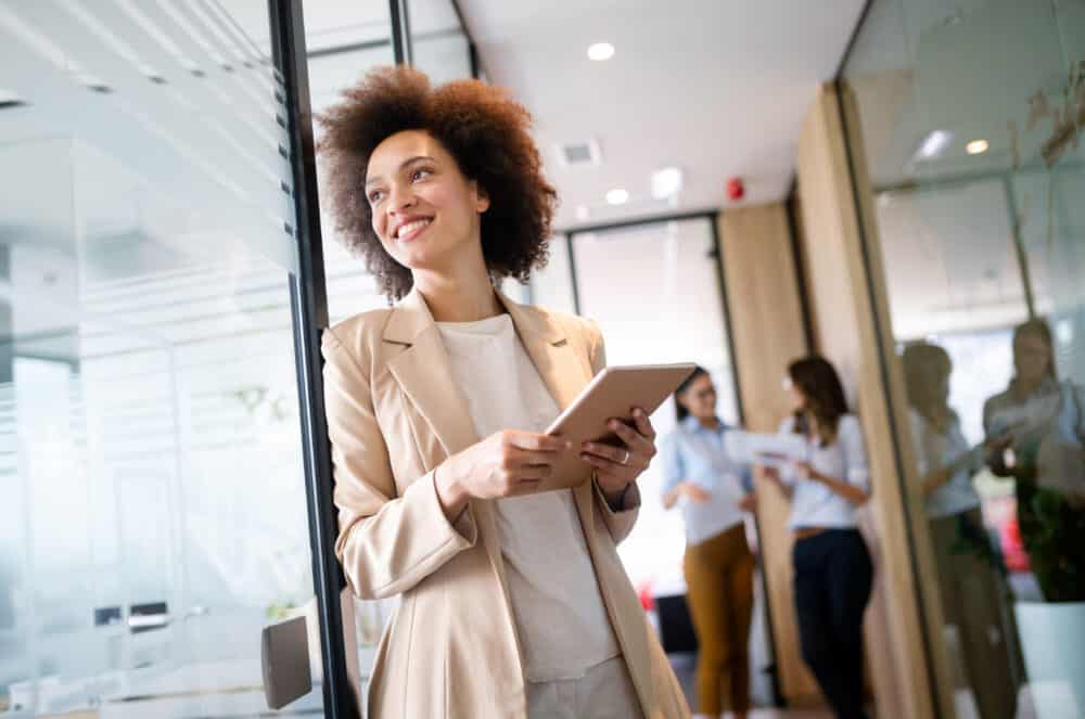Professional woman in modern office