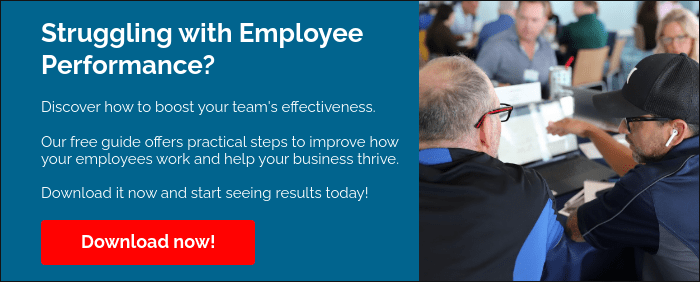 Struggling with Employee Performance?   Discover how to boost your team's effectiveness.   Our free guide offers practical steps to improve how your employees work and help your business thrive.   Download it now and start seeing results today!  